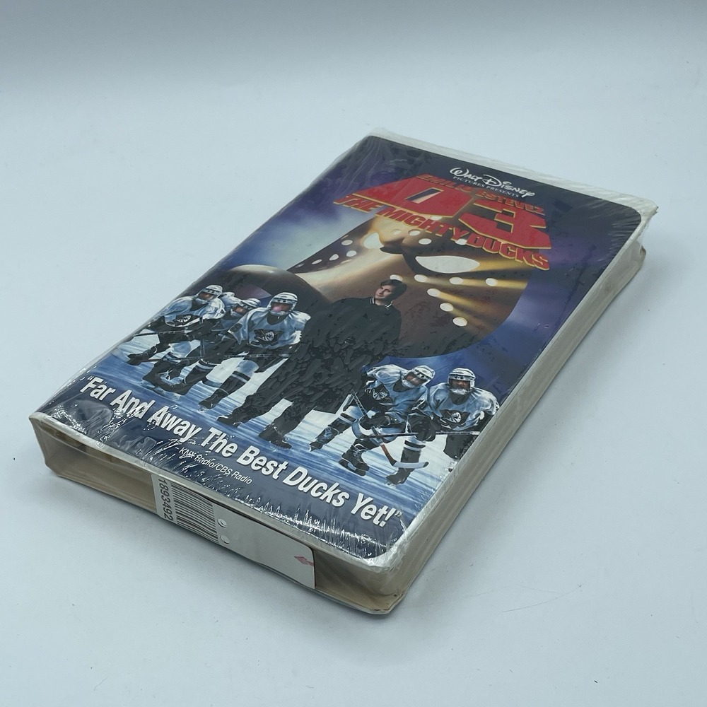 Walt Disney's D3: The Mighty Ducks VHS 1997 Emilio Estevez Clamshell New/Sealed